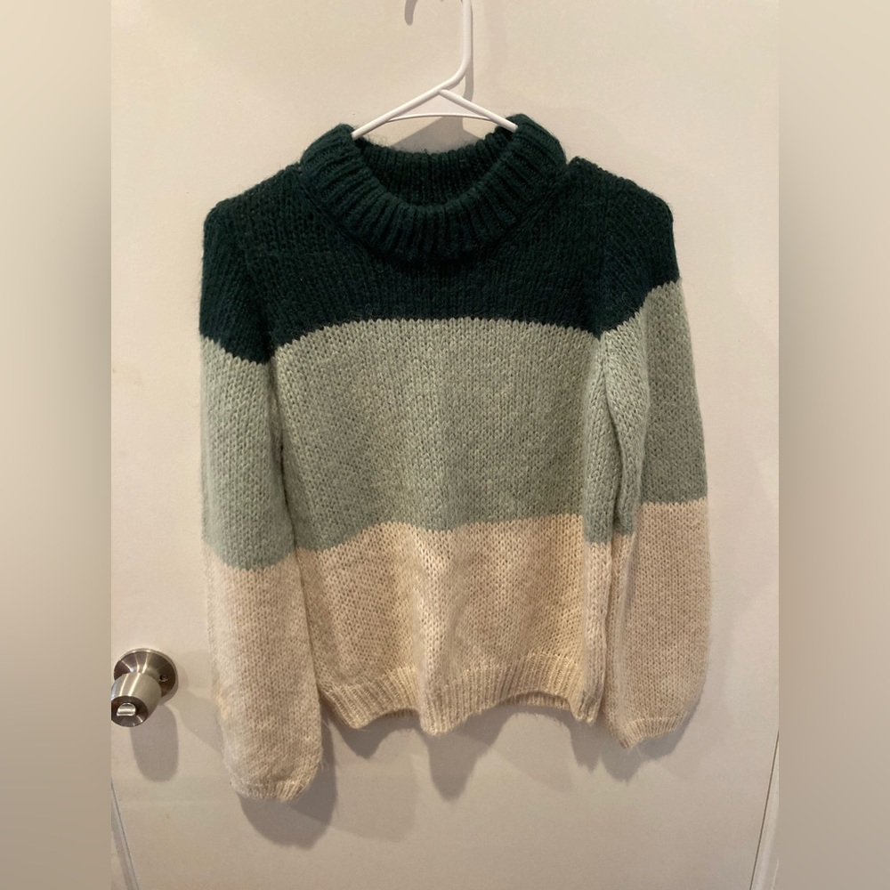 Striped Vera Moda Wool Knit Sweater
